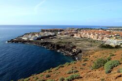 Tourist resort Costa del Silencio from Montana Amarilla in 2014 (2).jpg