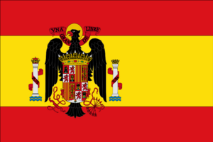 Flag of Spain 1945 1977.svg