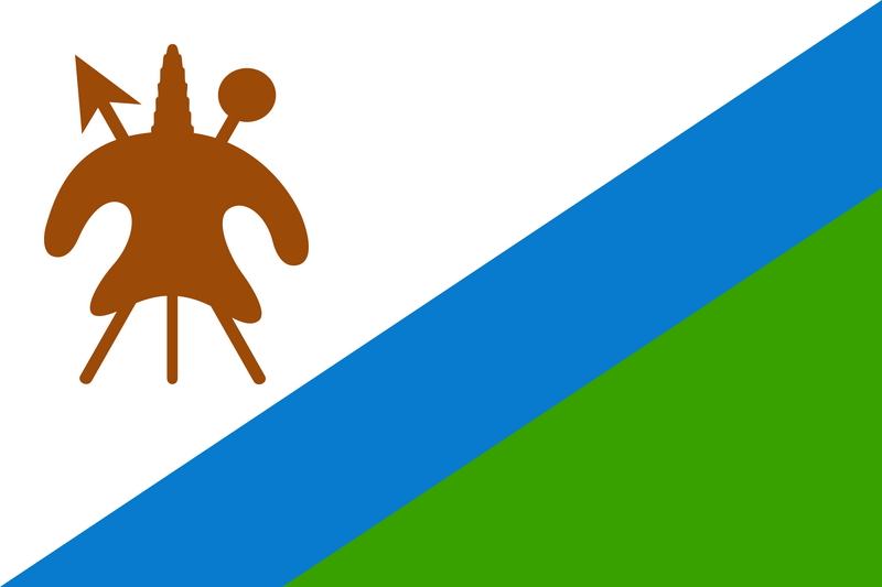 Archivo:Flag of Lesotho (1987-2006).png
