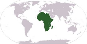Ubicación de África