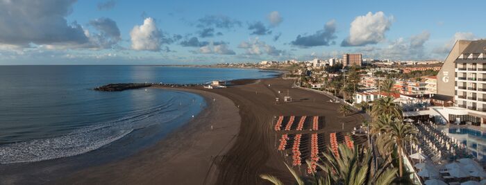 Vista panorámica de la playa