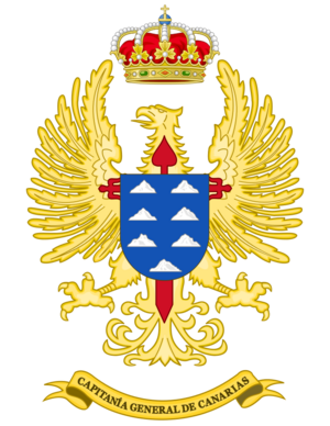 Coat of Arms of the Former General Captaincy of the Canary Islands (Until 1984).png