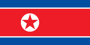 Flag of North Korea (1948–1992) alternative colours tone version.png