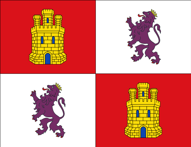 Archivo:Flag of Castilla y León.svg