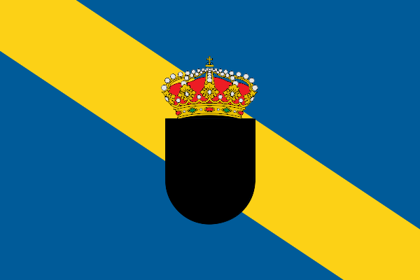 Archivo:Bandera de Agulo (con escudo).svg