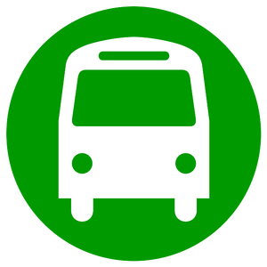 Aiga bus on green circle.svg