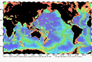 Global ocean topography Geosat.gif